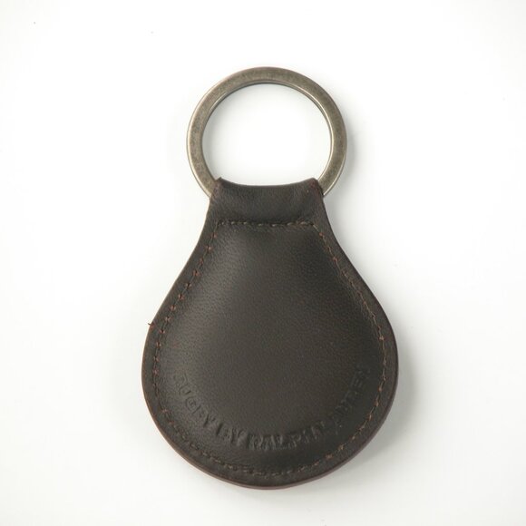 POLO RIGBY by Ralph Lauren Mens Leather Key Chain RARE - Picture 3 of 4